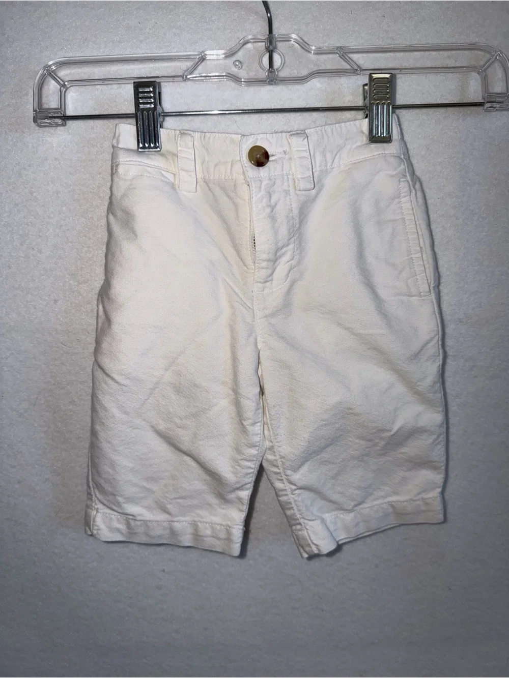 POLO by Ralph Lauren Infant Classic White Cotton Pants